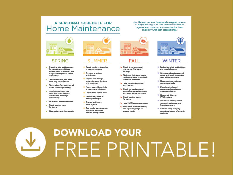 Seasonal Maintenance Guide: Preparing Your Home for Winter, Spring, Summer, and Fall